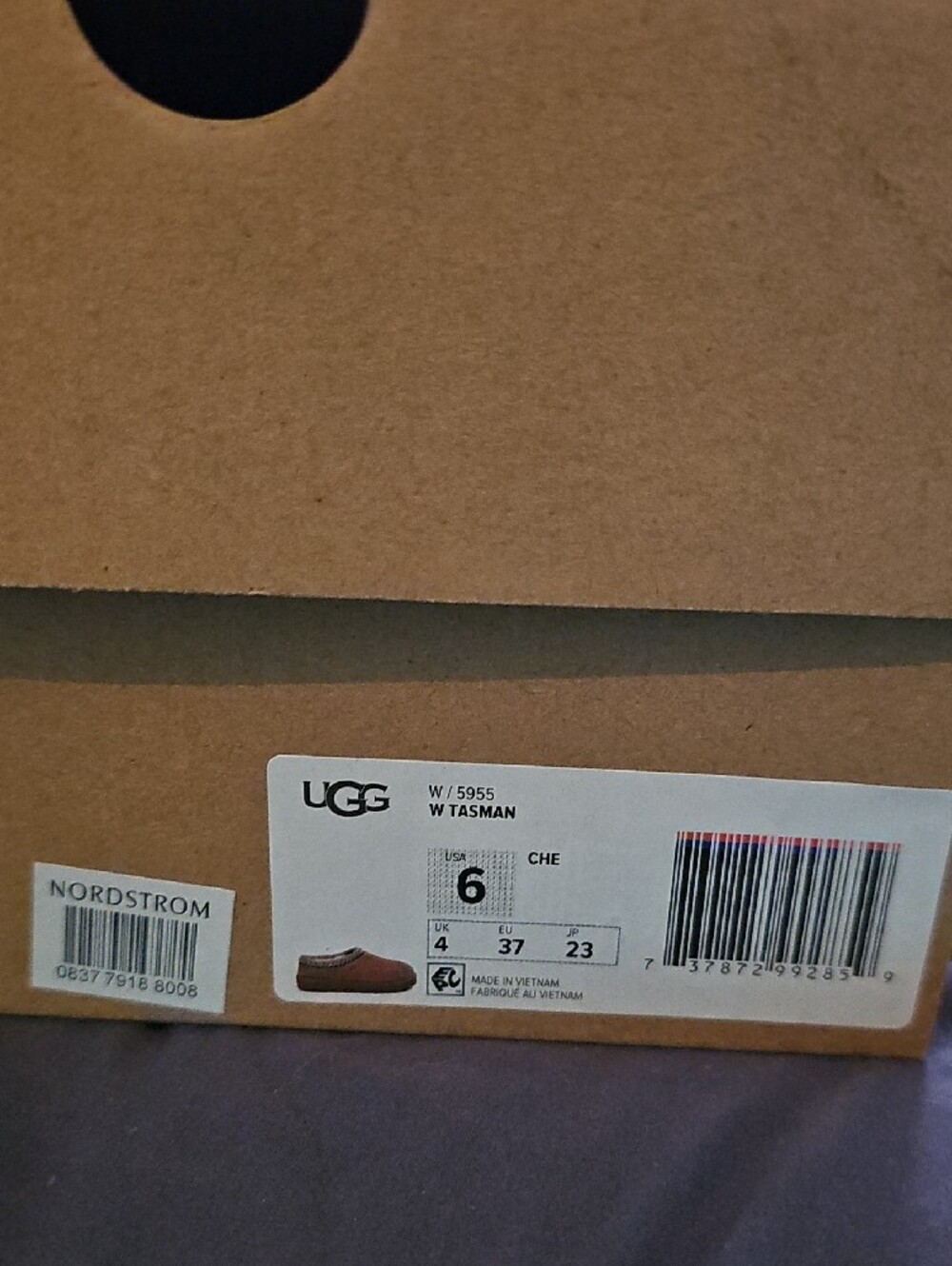 Ugg Women's Tasman Cozy Shearling-Lined Slip-On Slippers - Brown - Picture 2 of 6